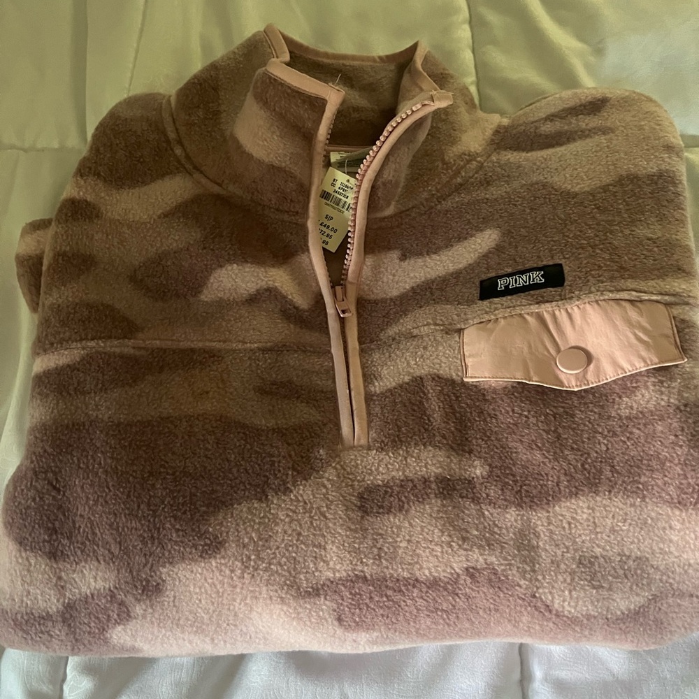 Pink pull over hoodie